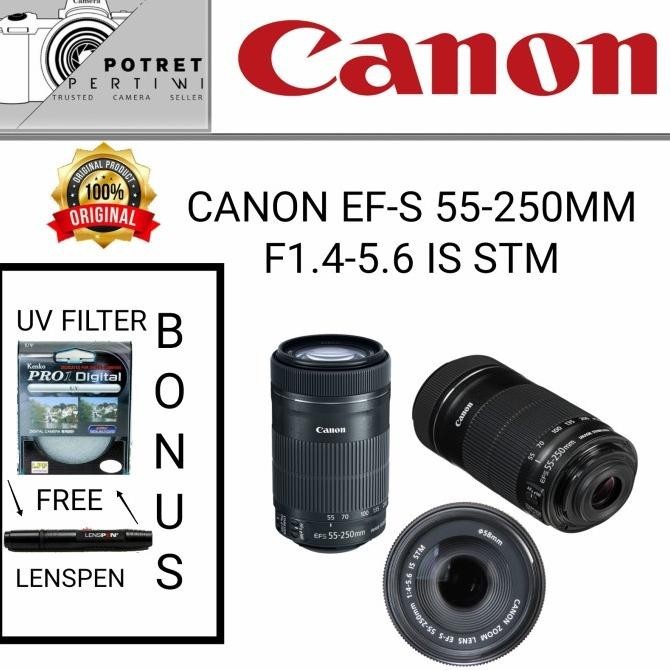 Ready Lensa Canon 55-250Mm Is Stm / Lensa Kamera Canon Efs 55-250Mm Is Stm