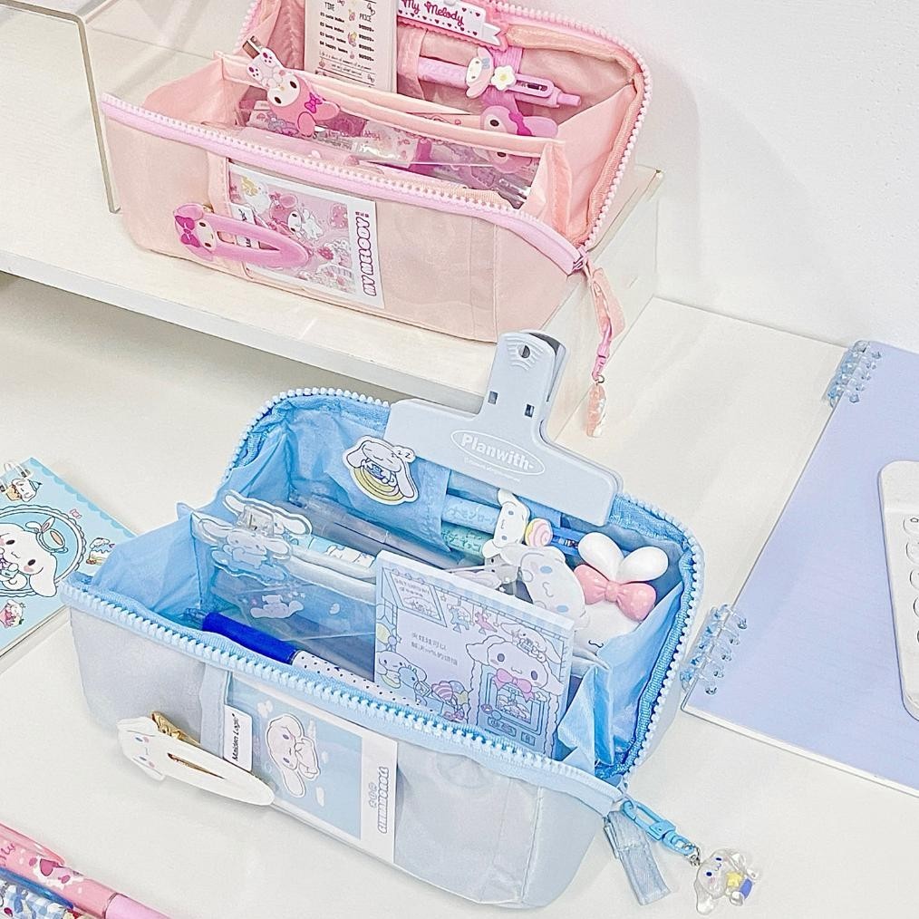 

SPECIAL Tas pensil warna solid pvc transparan di dalam tas pensil penyimpanan alat tulis sederhana berkapasitas besar siswa berpenampilan tinggi DD58