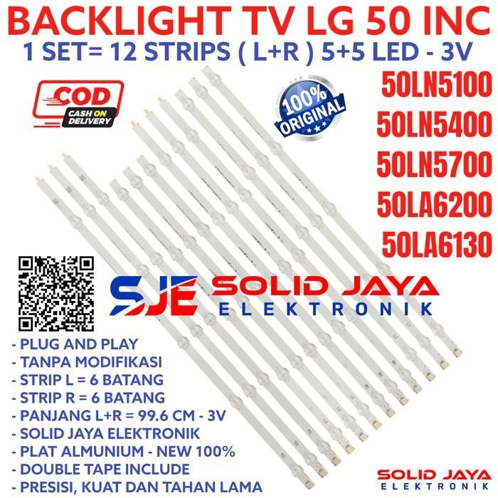 BACKLIGHT TV LG 50 INC 50LN5400 50LN5700 50LA6130 LAMPU BL LED 50LN