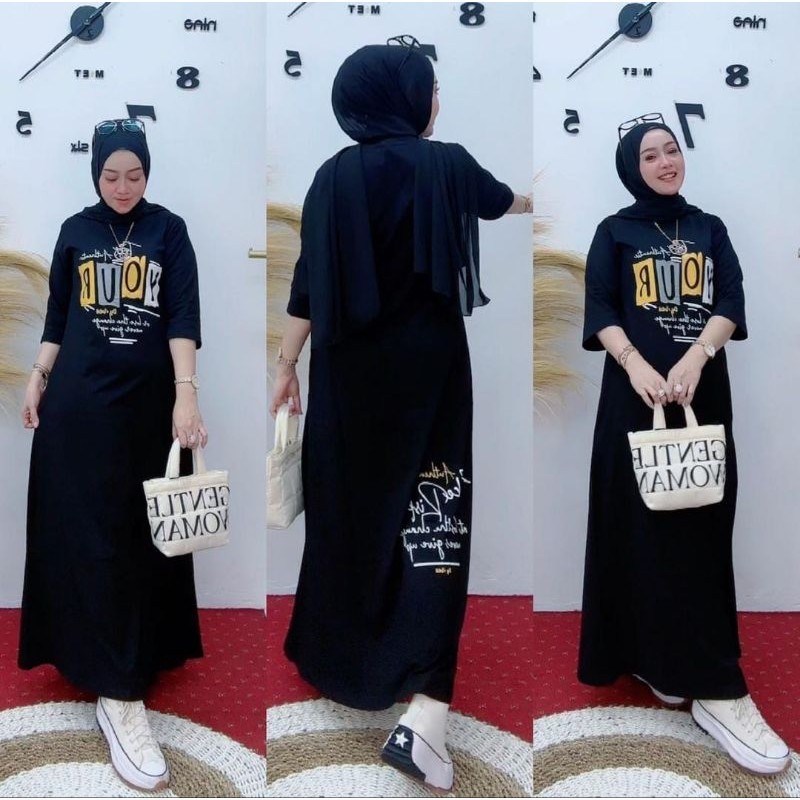GAMIS KAOS YOUR NABIL // GAMIS KAOS PRINT ORIGINAL
