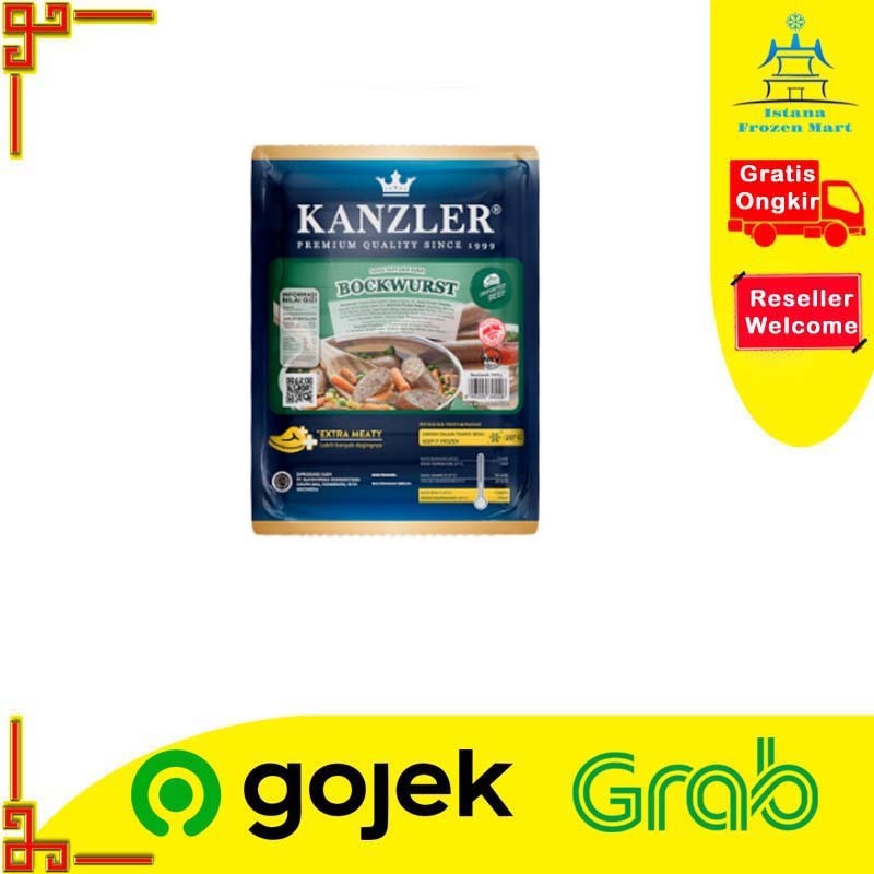 

Bockwurst Beef Sausage KANZLER Sosis Sapi 360 GR