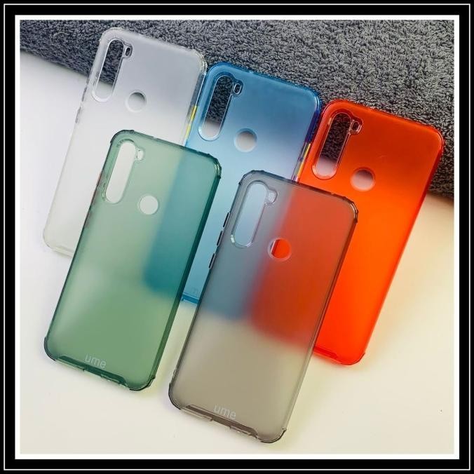 Xiaomi Redmi Note 8 / 2021 Ume Matte Rainbow Original Soft Case Casing