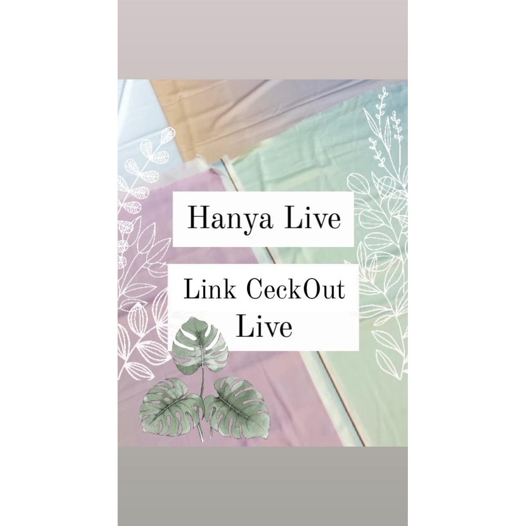 

Trend Kain Print Per 0.25 Meter - Hanya Live Limited Edition