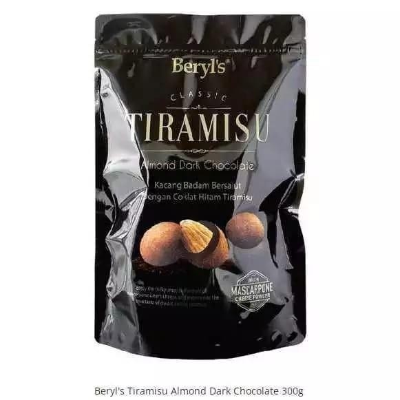 

Beryl'S Classic Tiramisu Almond Pouch 300Gr/Berlys Chocolate Coklat