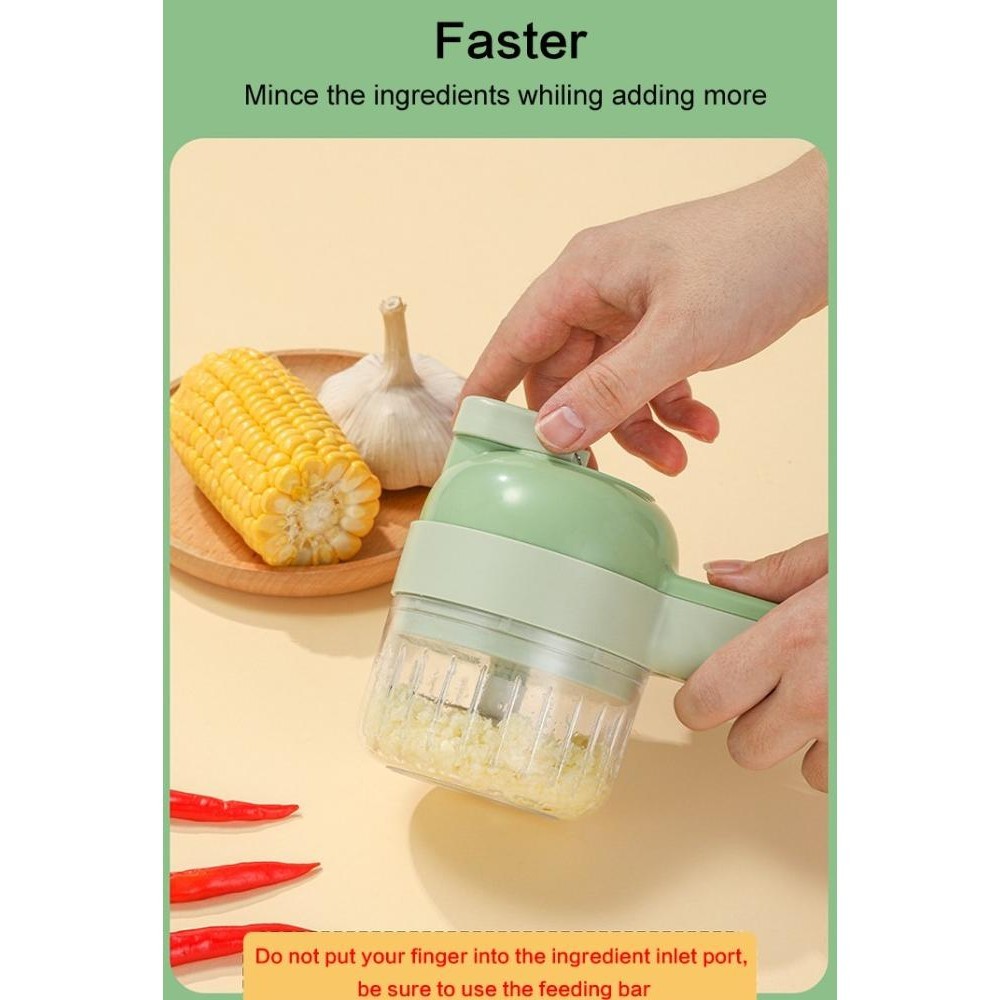 Blender Chopper 4In1 Portable Mini Food Chopper Multifungsi Pengiris
