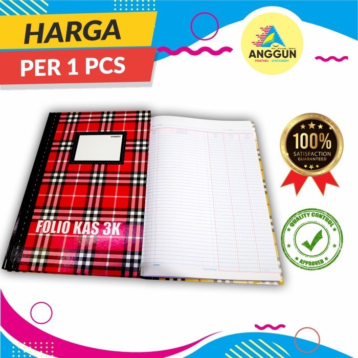 

Buku Kas Hardcover Folio Okey