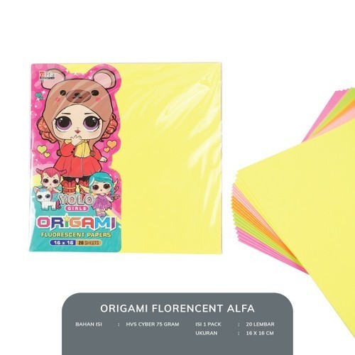 

Kertas Origami / Origami 16X16 Alfa