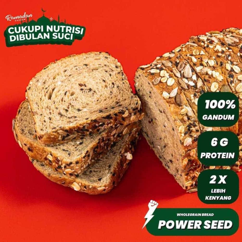 

Beli 2 Lebih Murah Mighty Bread Roti Gandum Multigrain Healthy - Whole Wheat Bread (Tinggi Protein) Cod