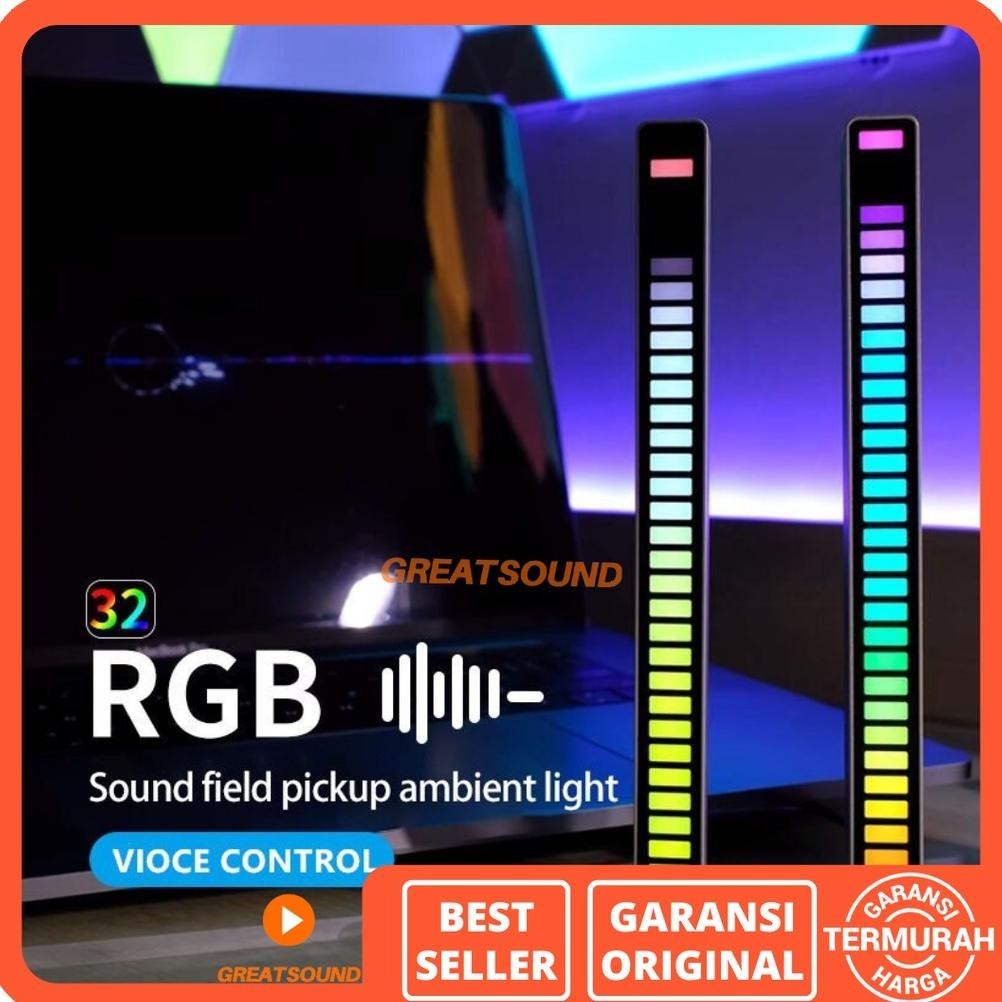 Ramadhan Sale Lampu Rgb Musik Rgb Bar Strip Audio Indicator Lampu Rgb Strip Lampu Led Rgb Lampu Audi