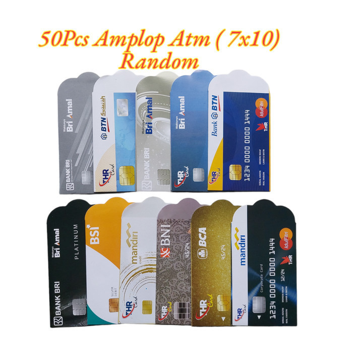 

Limited! AMPLOP LEBARAN ISI 50 LEMBAR MOTIF UANG RANDOM - 50 atm random New