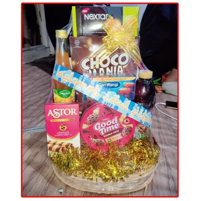 

Limited! PARCEL HAMPER LEBARAN SNACK - HEMAT 1 New