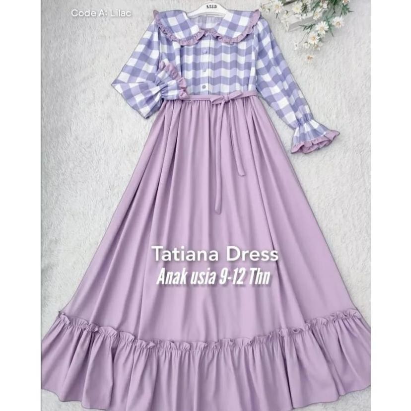 Tatiana Dress Gamis Anak Tanggung Terbaru Baju Muslim Anak Baju Gamis Kore style
