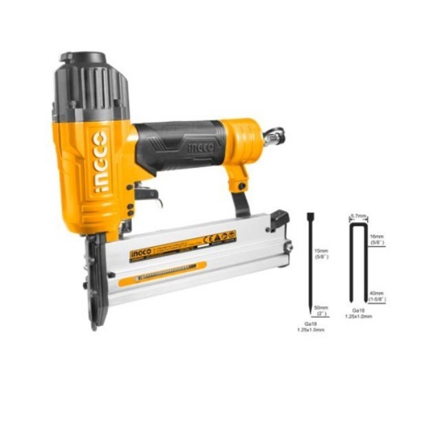 

PAKU TEMBAK HEKTER TEMBAK ANGIN AIR NAILER INGCO GA18 ACN50401 2 IN 1