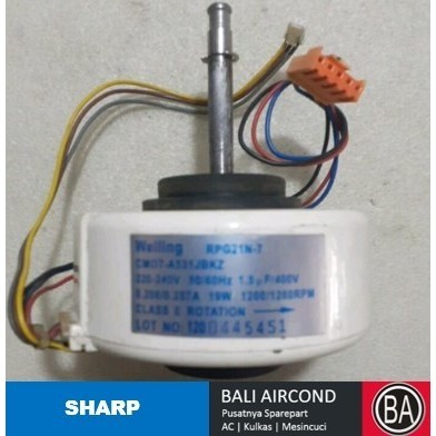 Motor Dinamo Fan AC Sharp Plasmacluster Ion YDKS YKFG Original