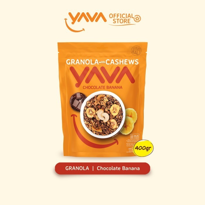 

Yava Granola Chocolate Banana 400G