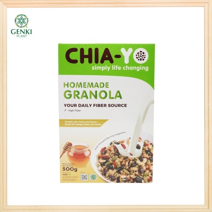 

Chia-Yo Homemade Granola - 500 G