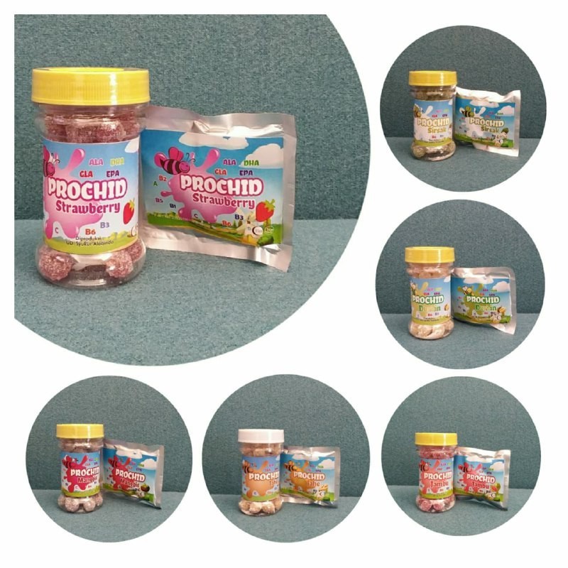 

Permen Prochid 1 Ball ( 50 Sachet)