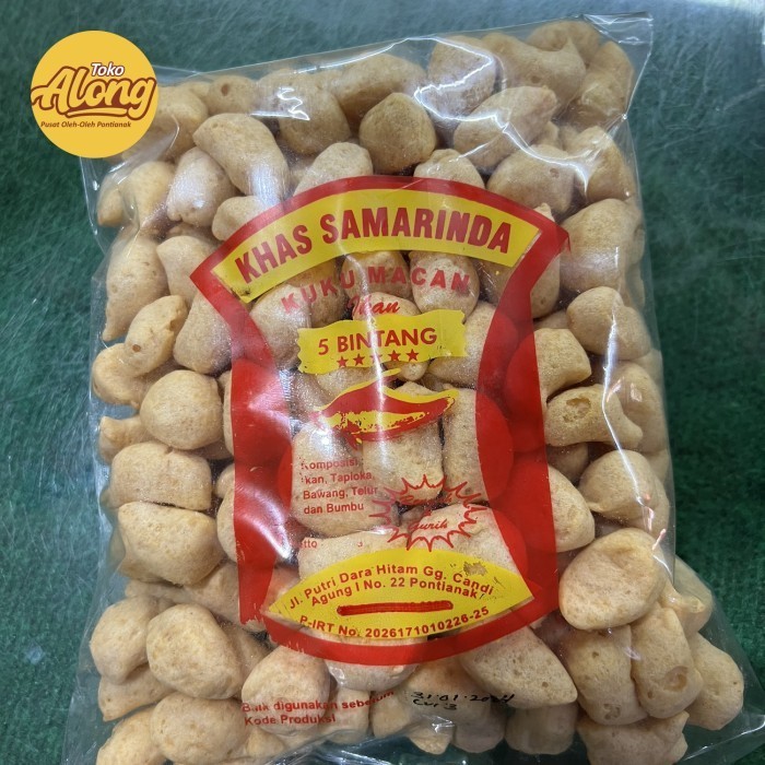 

<<<<<] Kerupuk Ikan Kuku Macan 5Bintang uk. Besar