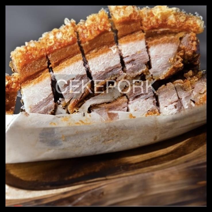 

SALE TERHOTT BABI PANGGANG KRISPI - CRISPY BELLY PORK - SIOBAK - 250 GRAM READYY