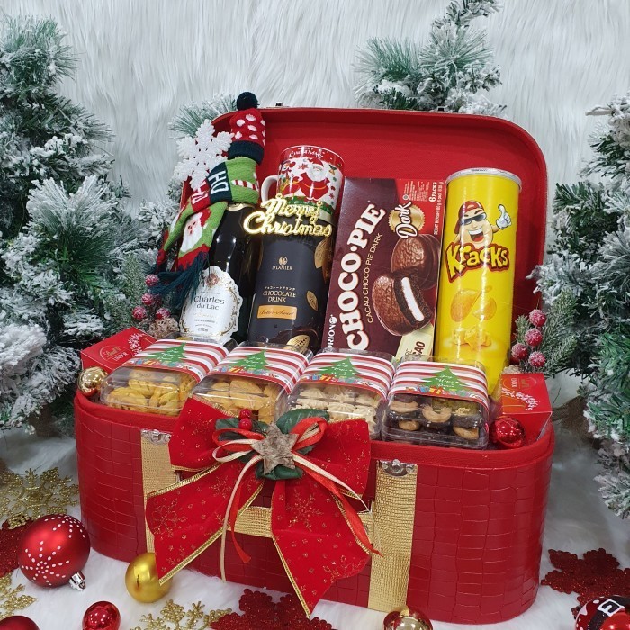 

Paket Dekorasi Hampers Natal Christmas Parcel Hadiah Kue Kering 35