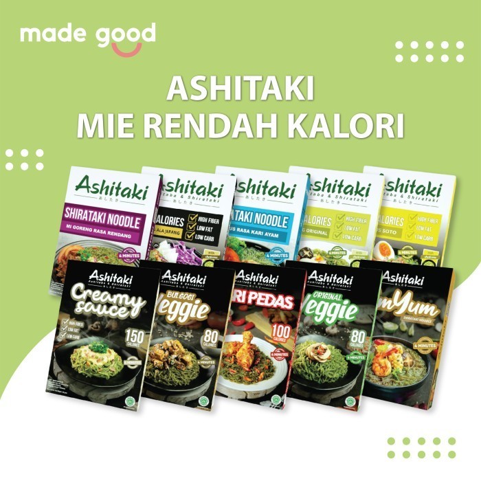 

Ashitaki E Instant Shirataki Rendah Kal Gluten Free Noodle
