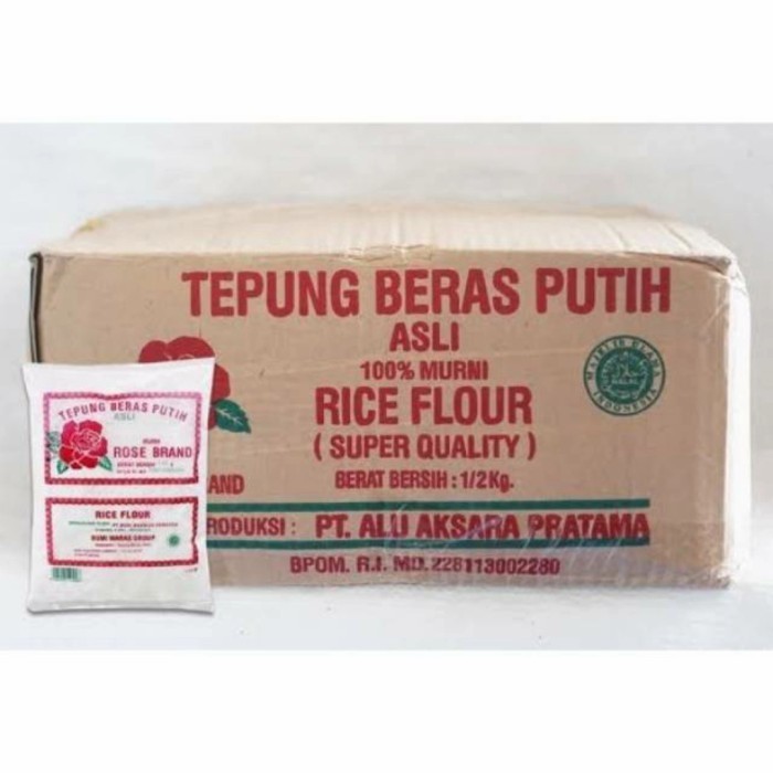 

Tepung Beras Rose Brand 500 Gram 1Dus (Grab&Gojek Only)