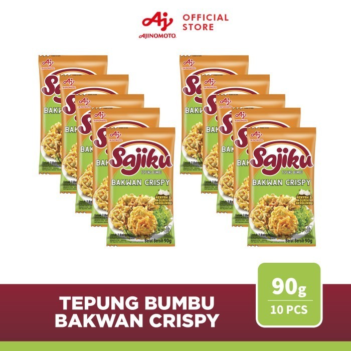 

Sajiku Tepung Bumbu Baan Crispy 90G (10 Pcs)