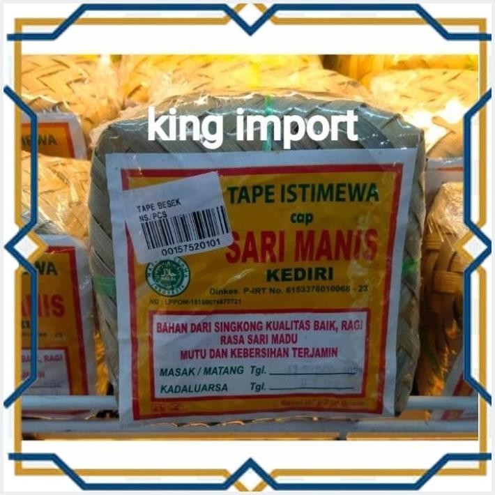 

[KGP] TAPE ISTIMEWA CAP SARI MANIS KEDIRI BESEK 350GR