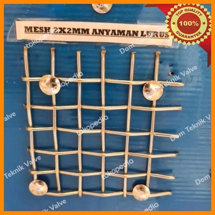 

(dtek) kawat wiremesh anyaman lurus 2mm x 2mm x 5 meter stainless