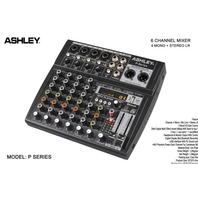 Mixer Ashley / Mixer Audio Ashley Original Ashley Stok Terbatas
