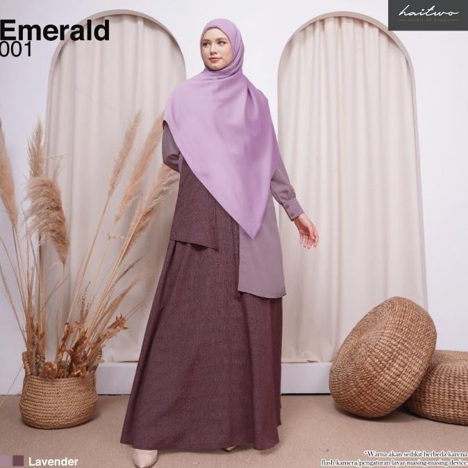 Sale Now Gamis Haitwo Emerald 001 Berkualitas