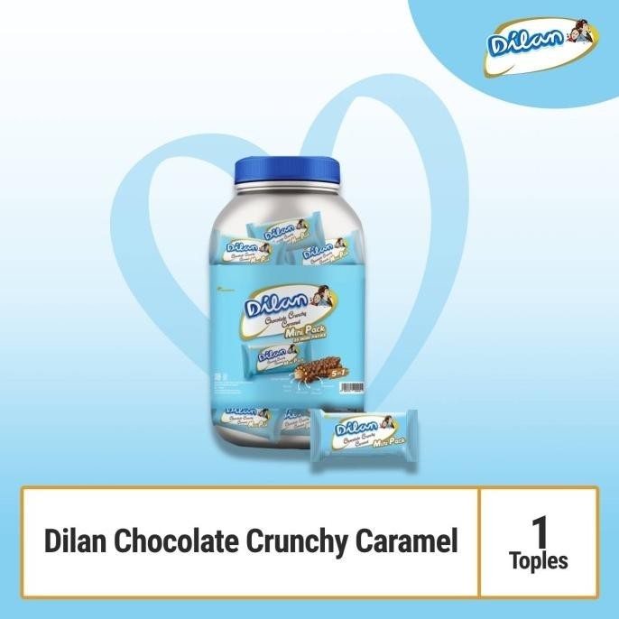 

Ready Dilan Choco Crunchy Caramel Toples - Biskuit / Wafer Coklat Limited Edition