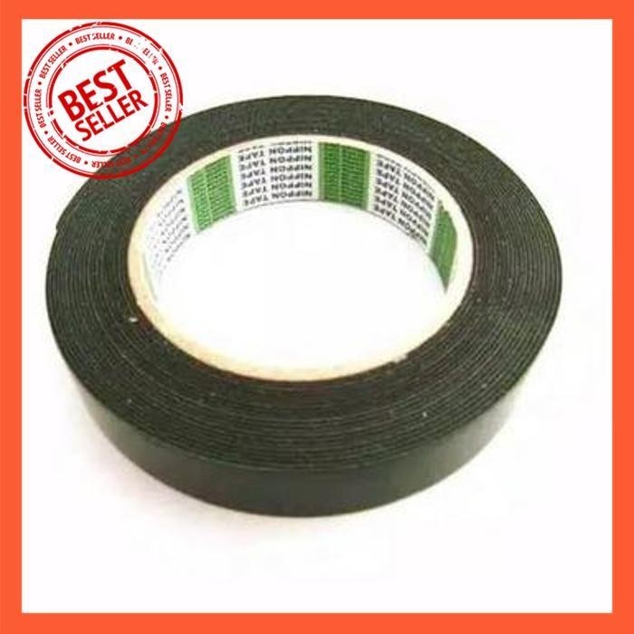 

| SLC | NIPPON DOUBLE TAPE FOAM 1" INCH X 5M DOUBLE TAPE HIJAU BUSA 3M