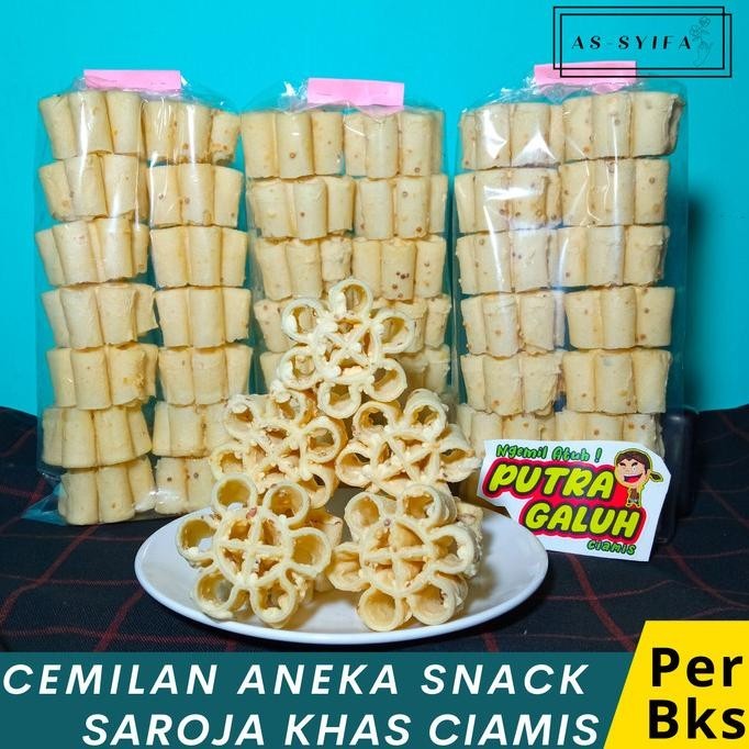 

Best Sales Kue Saroja - Kue Kembang Goyang Asin Homemade Saroja Khas Ciamis Limited Edition