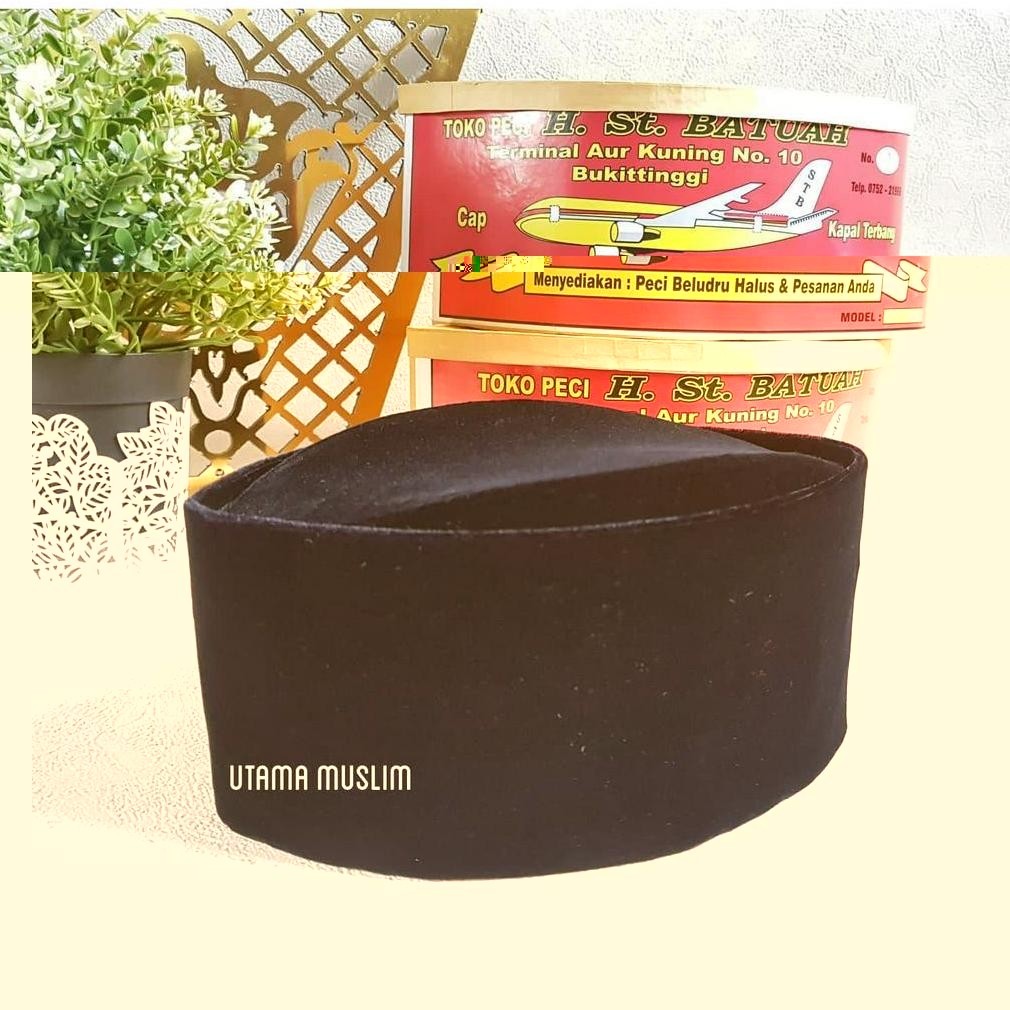 PROMOOO PECI SONGKOK PADANG ST BATUAH - KOPIAH PECI SONGKOK PADANG HITAM - PECI SONGKOK SUSUN - PECI