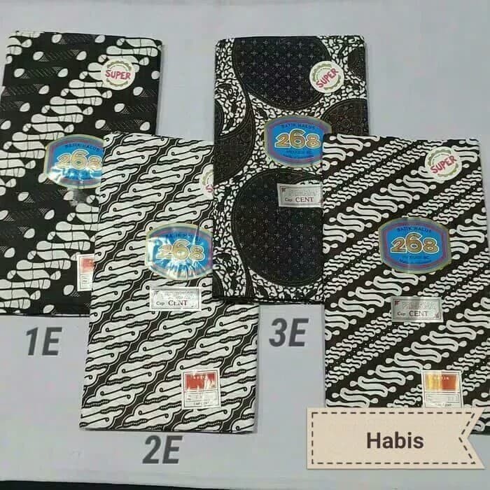 Kain Batik Motif Jarik Primisima Cap Cent/ Kain Batik Baju