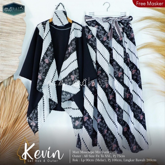 Setelan Batik Wanita Terbaru Dewasa Remaja Modern Kekinian Set Outer