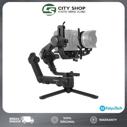 BERMUTU FeiyuTech Scrop Pro F4 Feiyu Gimbal Stabilizer Kamera