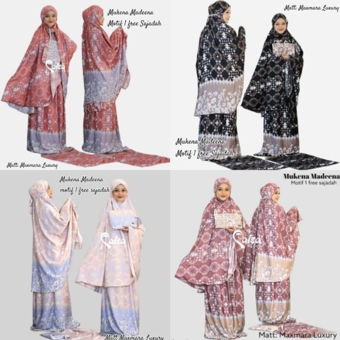 Mukena Satin Silk Premium Polos Bahan Satin Silky Hight Quality Ori Ra