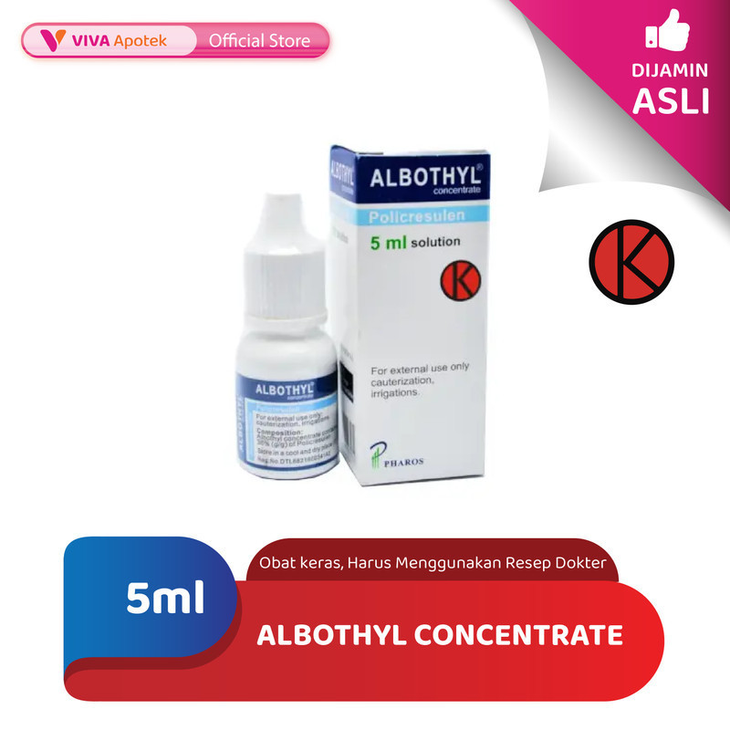 Albothyl Concentrate / Policresulen / Antiseptik (5 ml)
