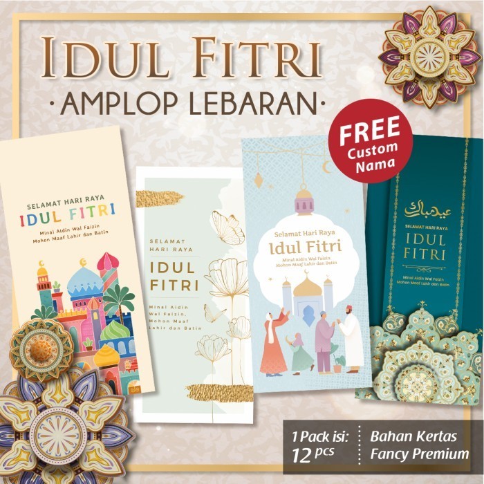 

------] Amplop Lebaran FREE Tulis Nama/ Angpao Idul Fitri