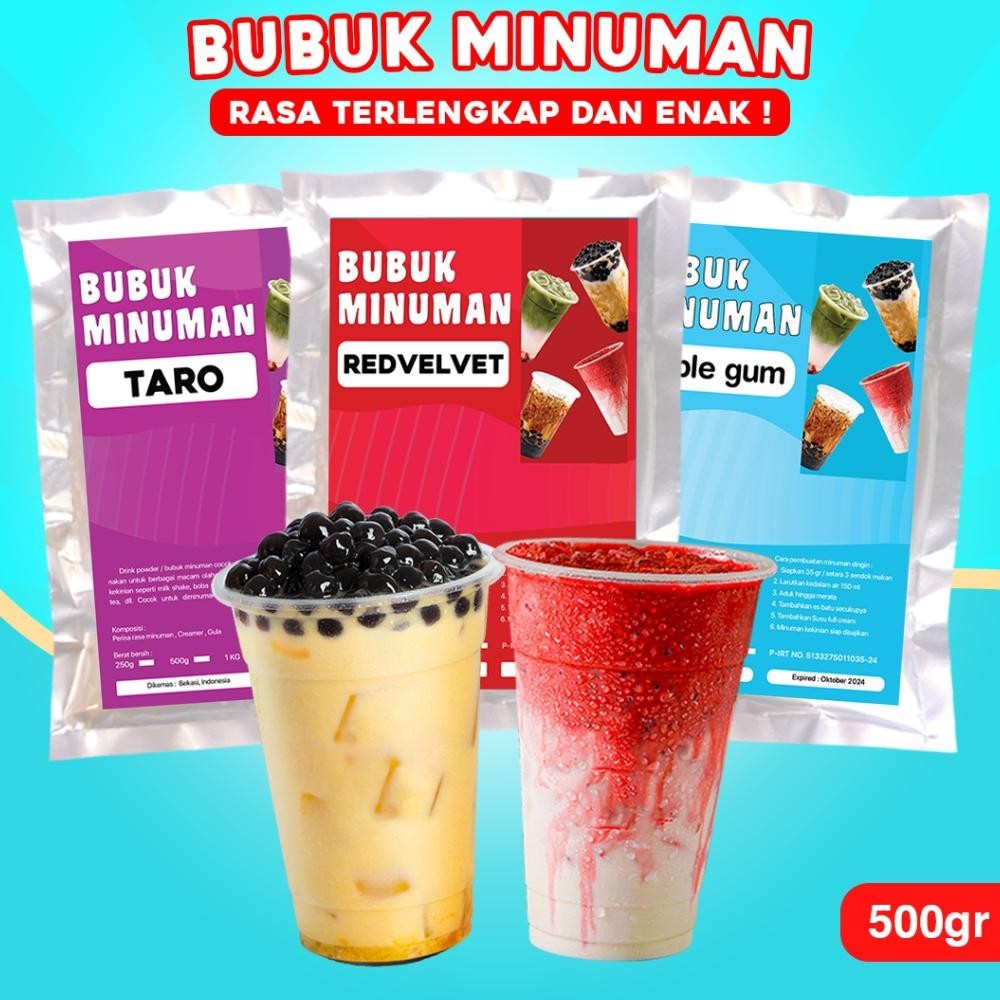 

Big Sale Bubuk Minuman Rasa 500G / Serbuk Minuman Rasa / Bubuk Minuman Boba 500Gr / Bubuk Minuman Kekinian / Serbuk Minuman Aneka Rasa 500Gr Bayar Ditempat
