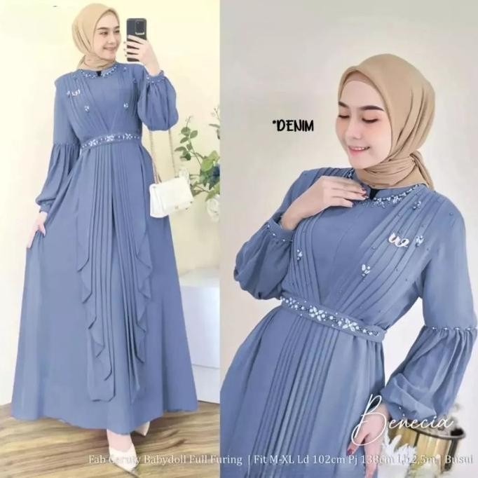 Terbaru/Termurah Baju Gamis Wanita Terbaru 2023 Dress Model Payet Maxi Rachelkinaya