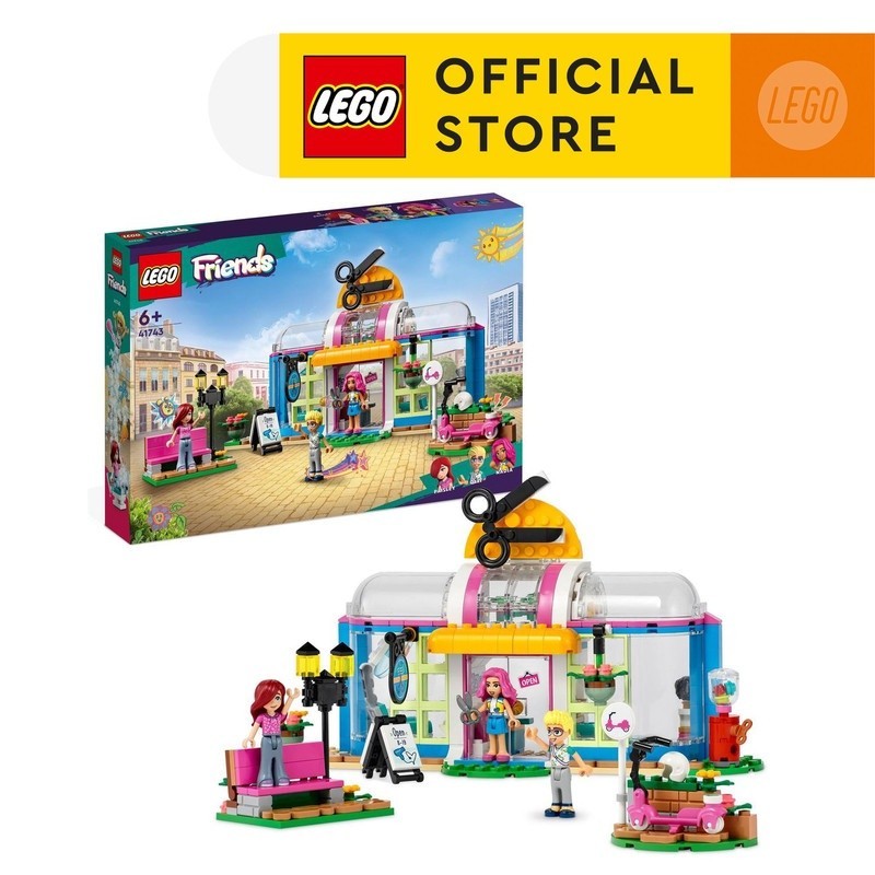 LEGO Friends 41743 Hair Salon Building Toy Set (401 Pieces) Balok Mainan Anak (6 Tahun+)