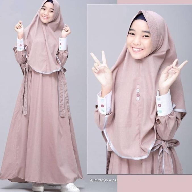 Baju Gamis Wanita Remaja Anak Perempuan Umur 12-14 Tahun Terbaru .