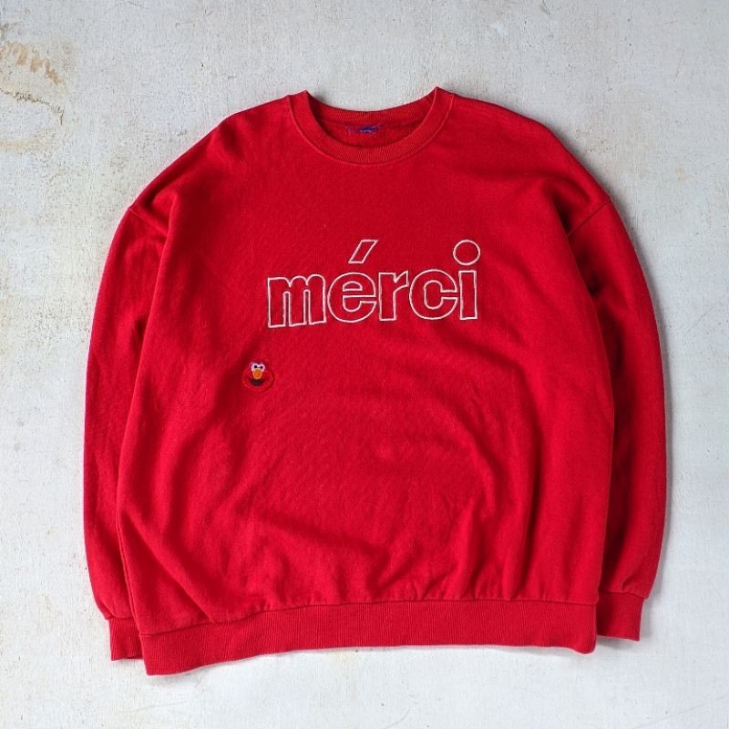 CREWNECK MERCI Boxy