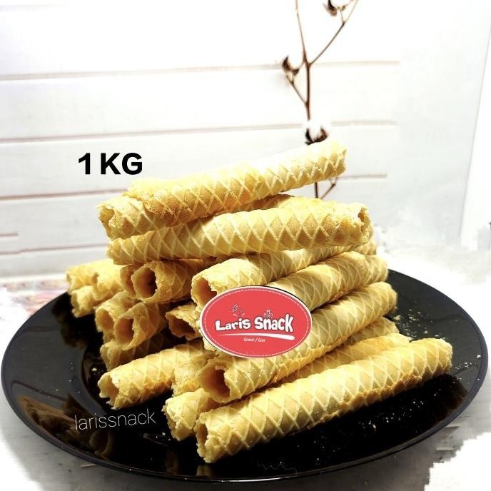 

Monde Egg Roll Cookies Renyah Gurih Snack Kiloan 1000gr