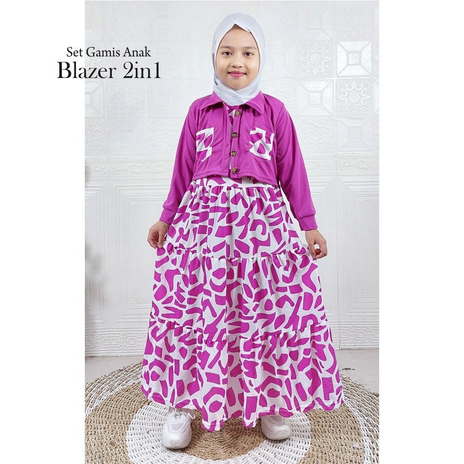 Gamis Anak Lebaran Syari Driss Bisa Cod Abaya Murah Longdress Tpa Stelan Muslimah Kids Pakaian Baju 
