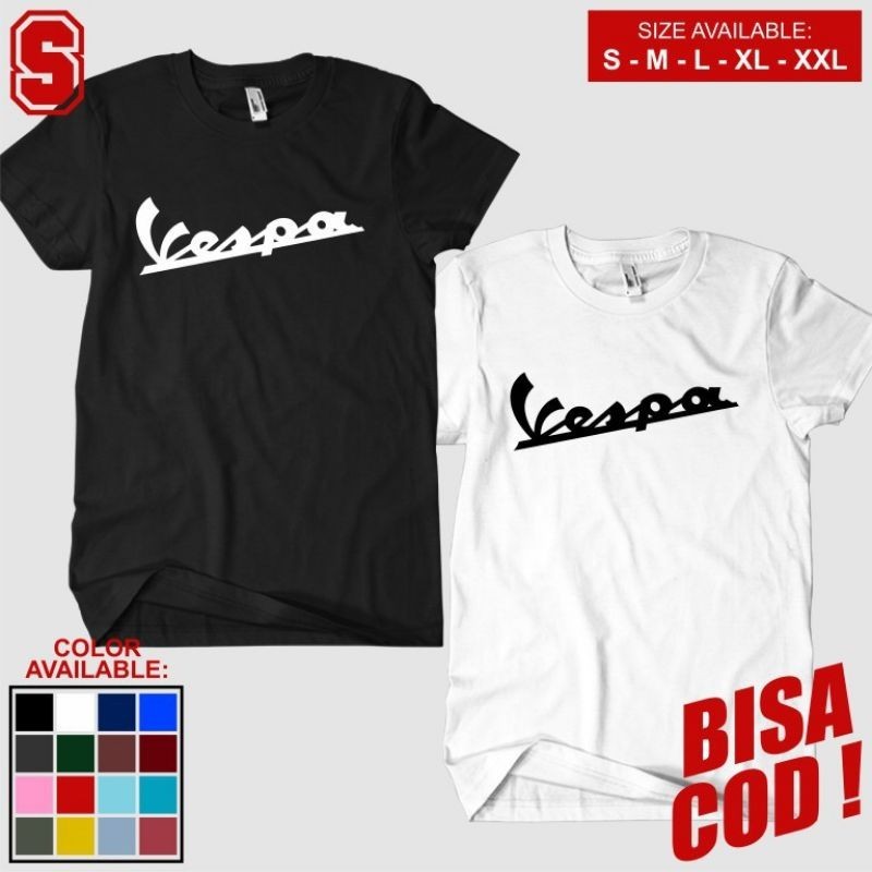 Kaos Distro Pria VESPA / KAOS VESMET VESPA MATIC