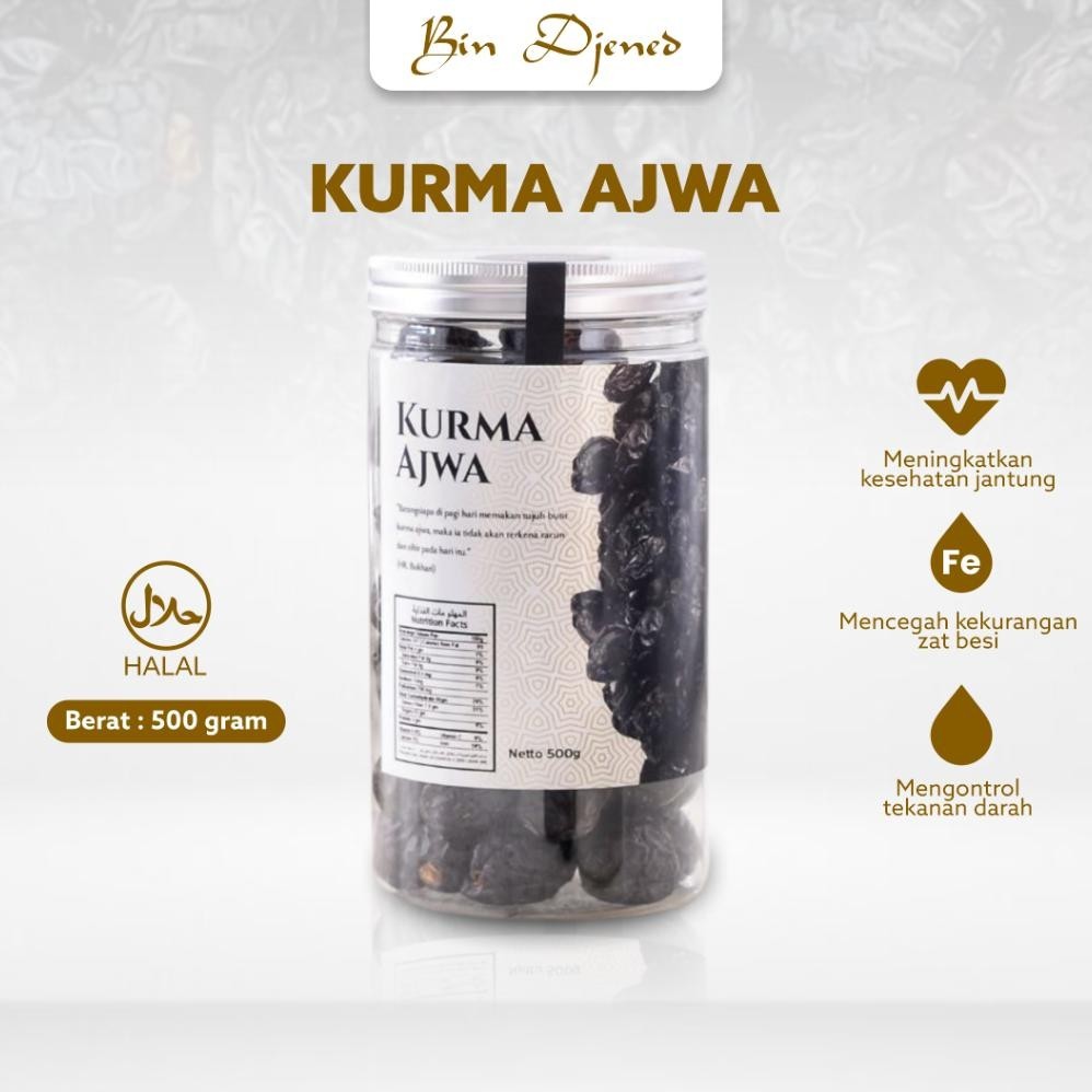 

[Promo] Kurma Ajwa Madinah Premium 500Gr Terbaru